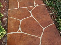 Stamped Concrete Overlay